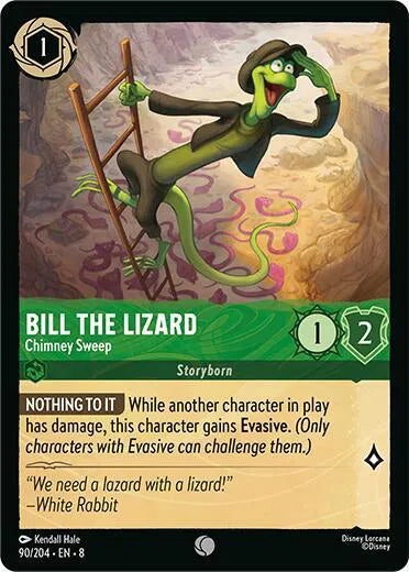 Bill the Lizard - Chimney Sweep 90/204 · Normal (Reign of Jafar)