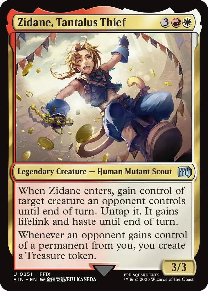 Zidane, Tantalus Thief 251 · Normal (Universes Beyond: FINAL FANTASY)