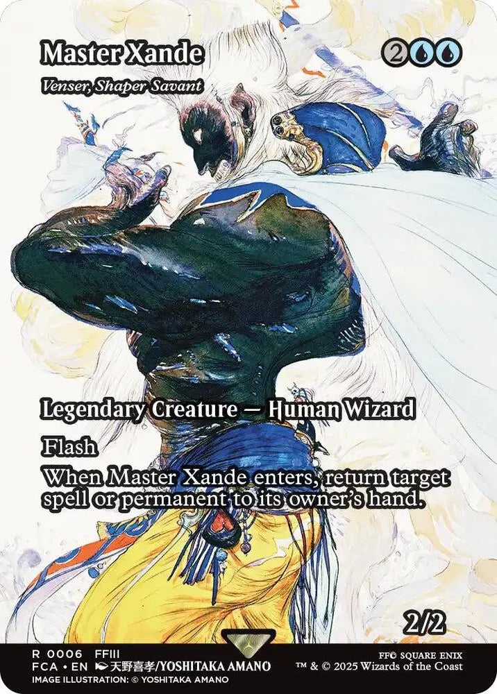 Master Xande - Venser, Shaper Savant (Showcase) 6 · Foil (Universes Beyond: FINAL FANTASY: Through the Ages) — PSA 9