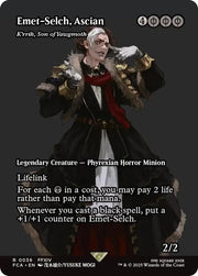 Emet-Selch, Ascian - K'rrik, Son of Yawgmoth (Showcase) 36 · Normal (Universes Beyond: FINAL FANTASY: Through the Ages)