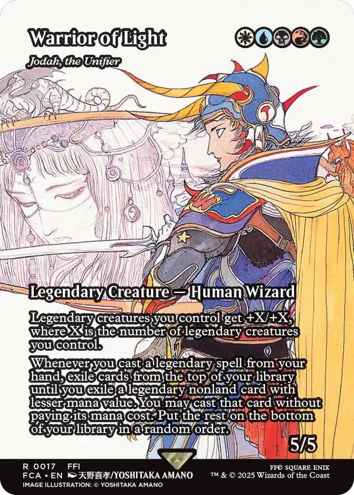 Warrior of Light - Jodah, the Unifier (Showcase) 17 · NON Foil (Universes Beyond: FINAL FANTASY: Through the Ages) — PSA 10