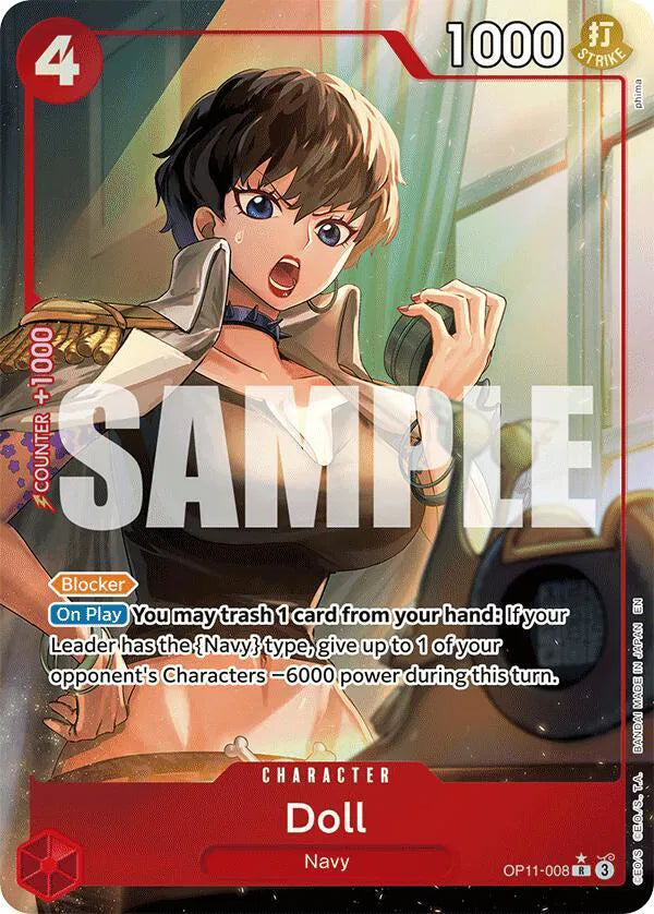 Doll (Alternate Art) OP11-008 · Foil (A Fist of Divine Speed)