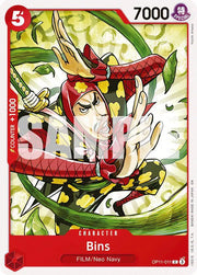 Bins OP11-011 · Normal (A Fist of Divine Speed)