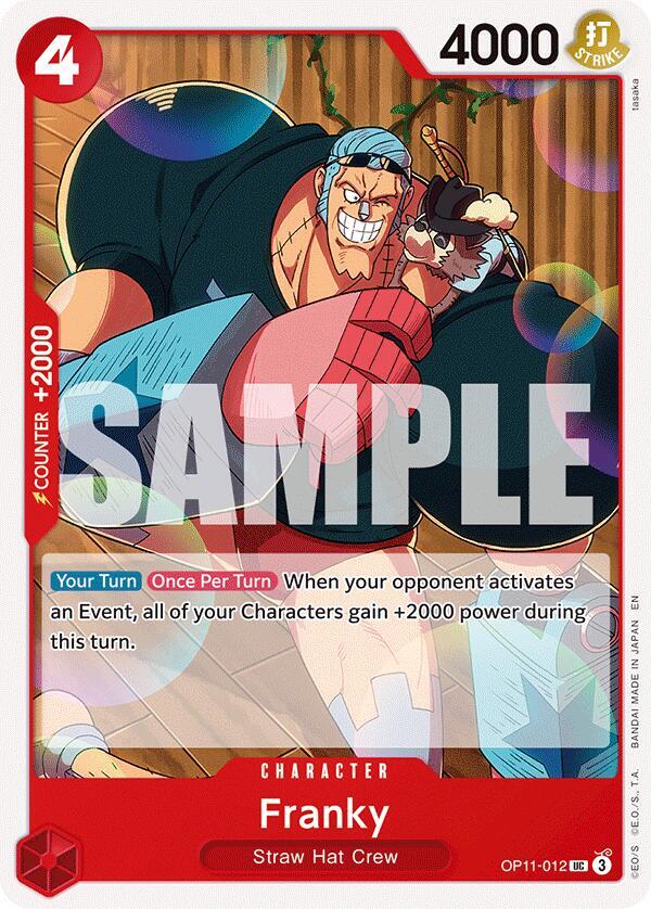 Franky OP11-012 (A Fist of Divine Speed)