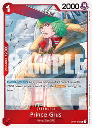 Prince Grus OP11-013 (A Fist of Divine Speed)