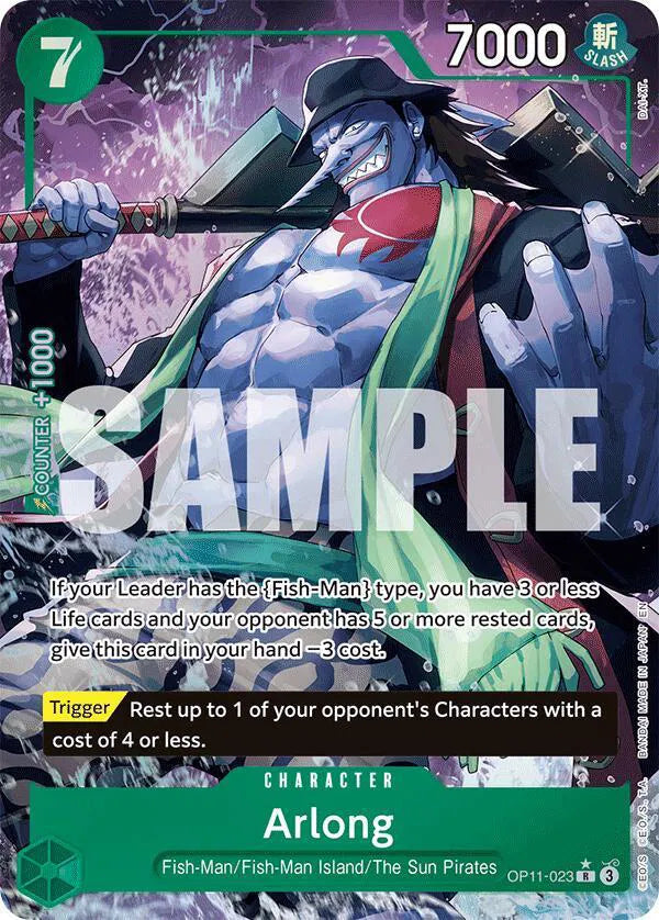 Arlong (Alternate Art) OP11-023 · Foil (A Fist of Divine Speed)