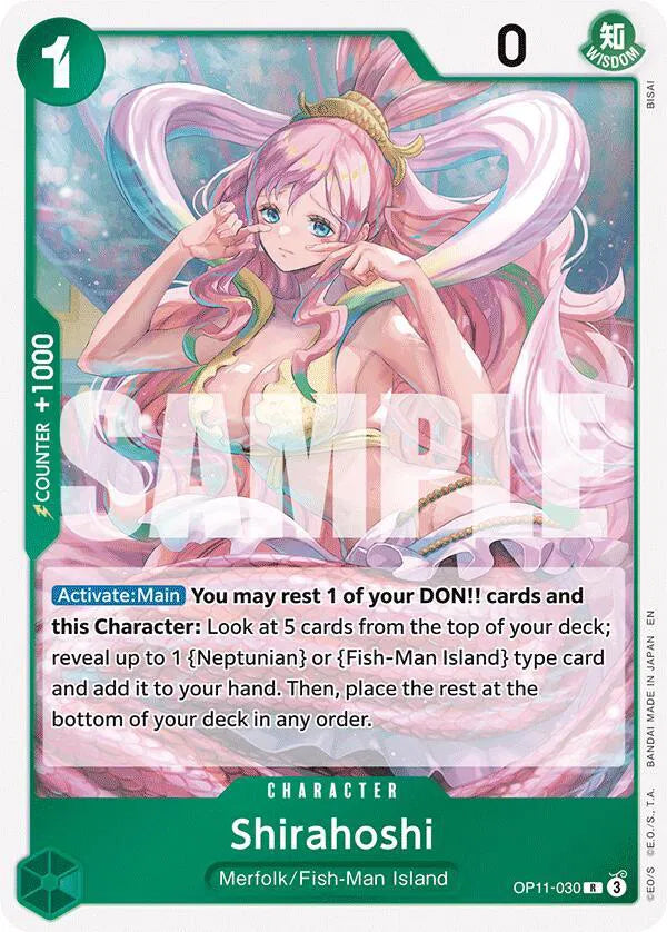 Shirahoshi (030) OP11-030 · Foil (A Fist of Divine Speed)