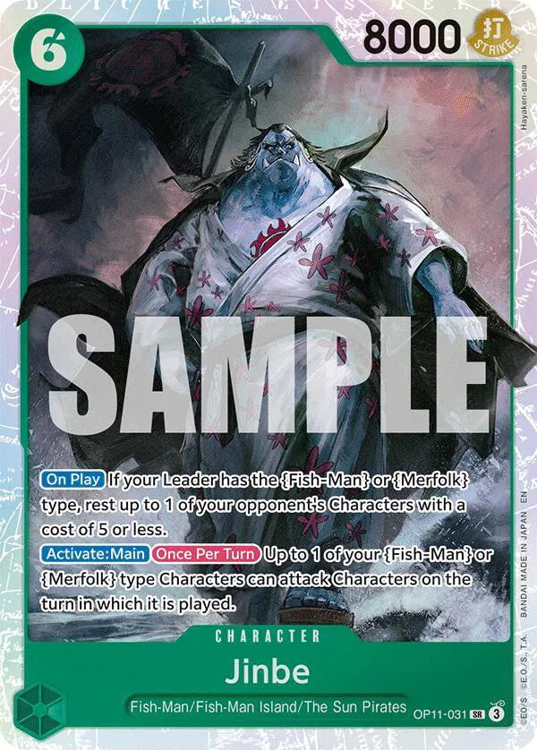 Jinbe (031) OP11-031 SR (A Fist of Divine Speed)