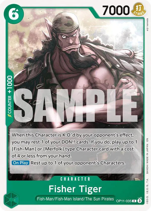 Fisher Tiger OP11-035 (A Fist of Divine Speed)