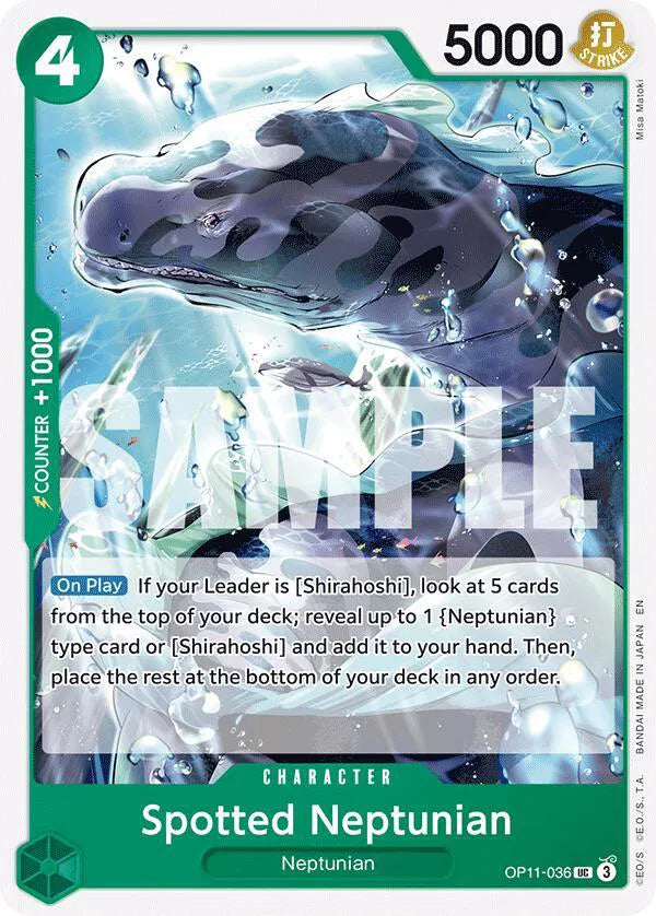 Spotted Neptunian OP11-036 (A Fist of Divine Speed)