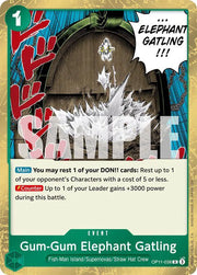 Gum-Gum Elephant Gatling OP11-038 (A Fist of Divine Speed)
