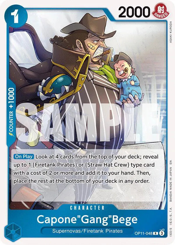 Capone"Gang"Bege (048) OP11-048 · Foil (A Fist of Divine Speed)