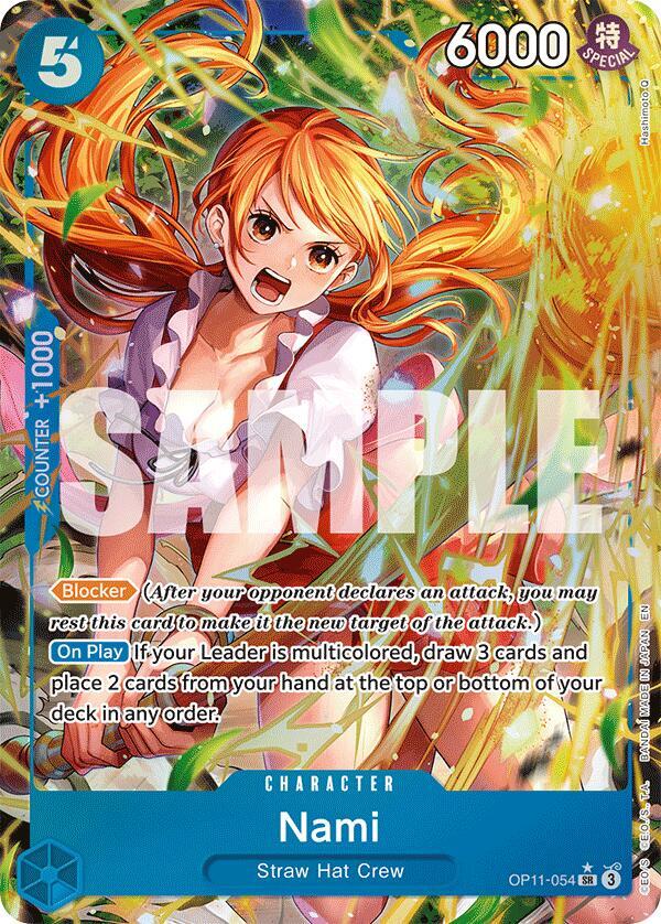 Nami (054) (Alternate Art) OP11-054 · Foil (A Fist of Divine Speed)