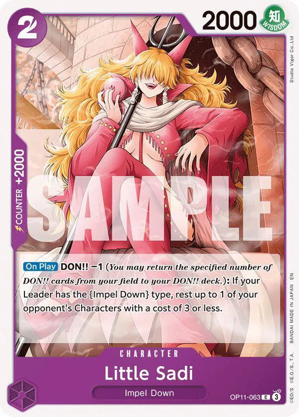 Little Sadi OP11-063 (A Fist of Divine Speed)