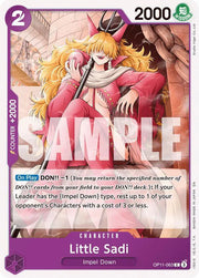 Little Sadi OP11-063 (A Fist of Divine Speed)