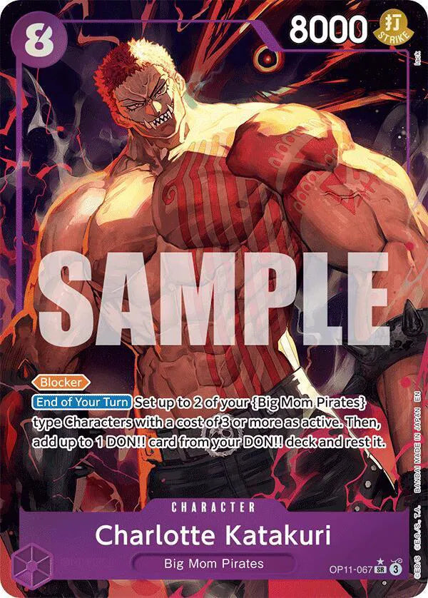 Charlotte Katakuri (067) (Alternate Art) OP11-067 (A Fist of Divine Speed)