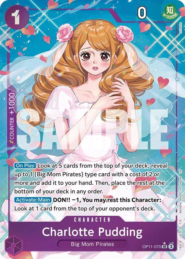 Charlotte Pudding (Alternate Art) OP11-070 (A Fist of Divine Speed)