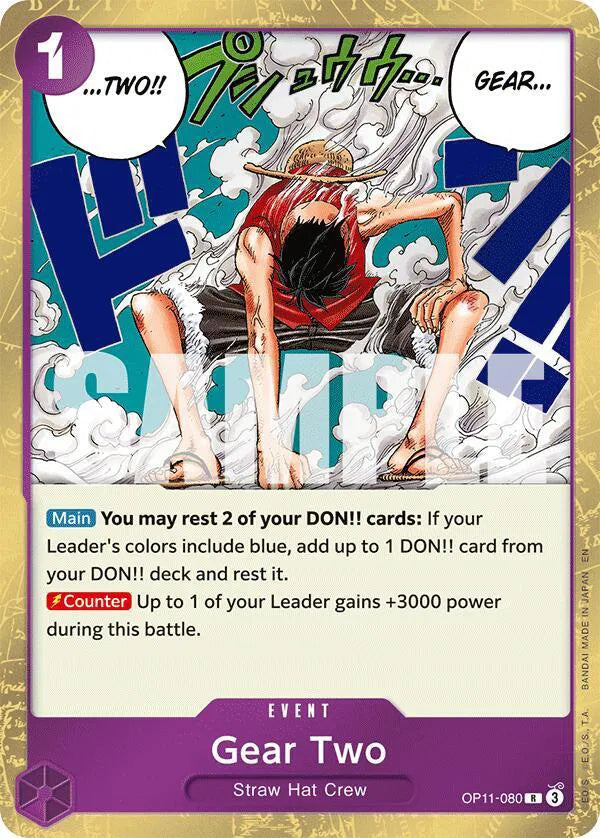 Gear Two OP11-080 (A Fist of Divine Speed)