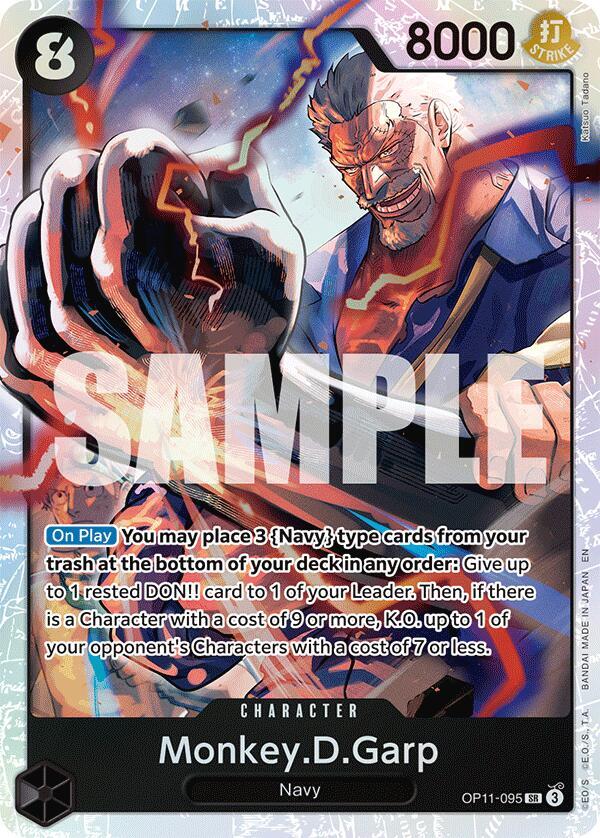 Monkey.D.Garp OP11-095 (A Fist of Divine Speed)