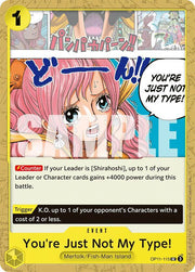 You're Just Not My Type! OP11-115 (A Fist of Divine Speed)