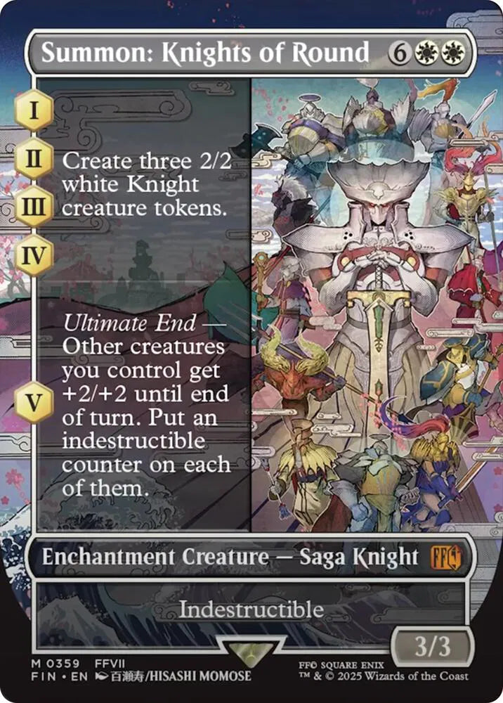 Summon: Knights of Round (Borderless) 359 · Foil (Universes Beyond: FINAL FANTASY)
