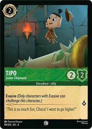 Tipo - Junior Chipmunk 89/204 · Normal (Reign of Jafar)