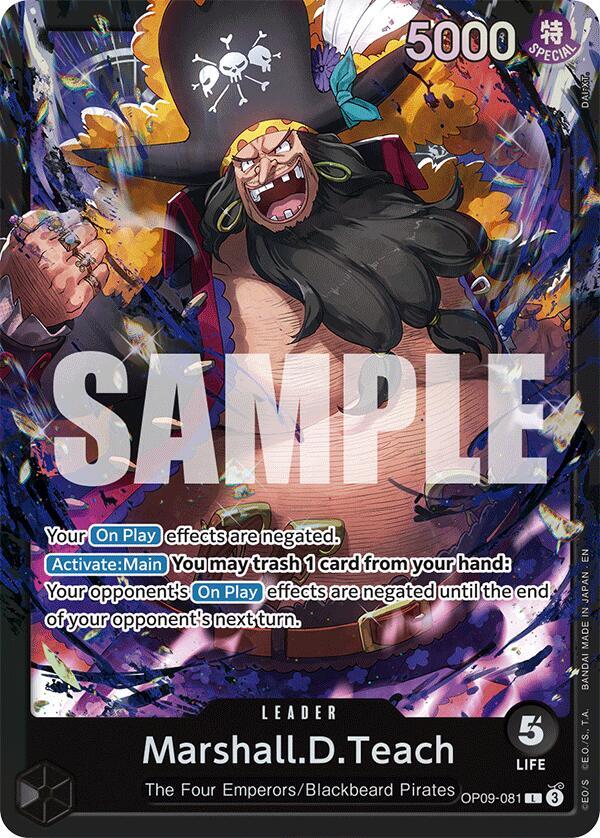 Marshall.D.Teach (OP09-081) · Foil (Starter Deck 27: BLACK Marshall.D.Teach)