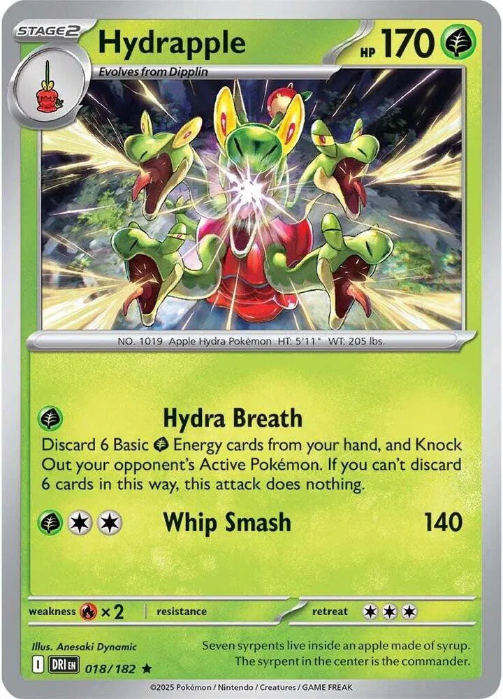 Hydrapple 018/182 · Holofoil (Destined Rivals)