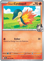 Ethan's Cyndaquil 032/182 · Reverse Holofoil (Destined Rivals)