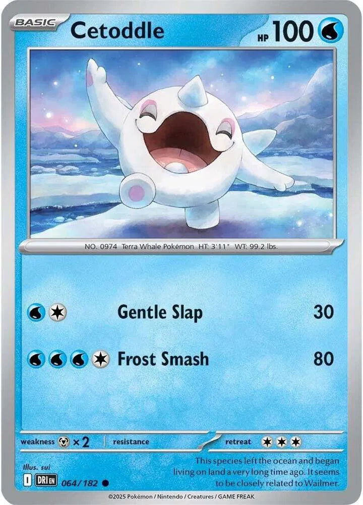 Cetoddle 064/182 · Reverse Holofoil (Destined Rivals)