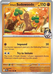 Ethan's Sudowoodo 093/182 · Reverse Holofoil (Destined Rivals)