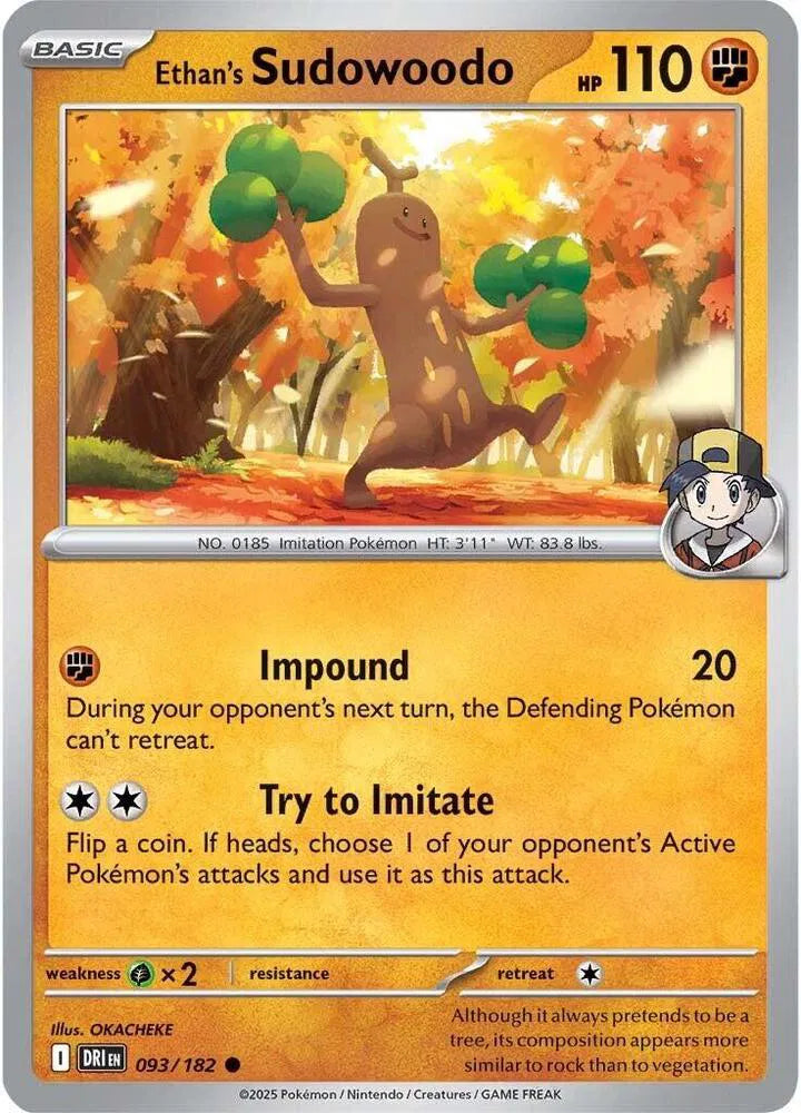 Ethan's Sudowoodo 093/182 (Destined Rivals)
