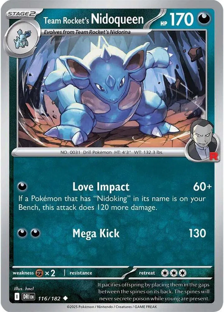 Team Rocket's Nidoqueen 116/182 · Normal (Destined Rivals)