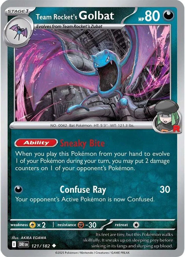 Team Rocket's Golbat 121/182 · Normal (Destined Rivals)