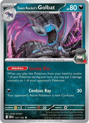Team Rocket's Golbat 121/182 · Reverse Holofoil (Destined Rivals)
