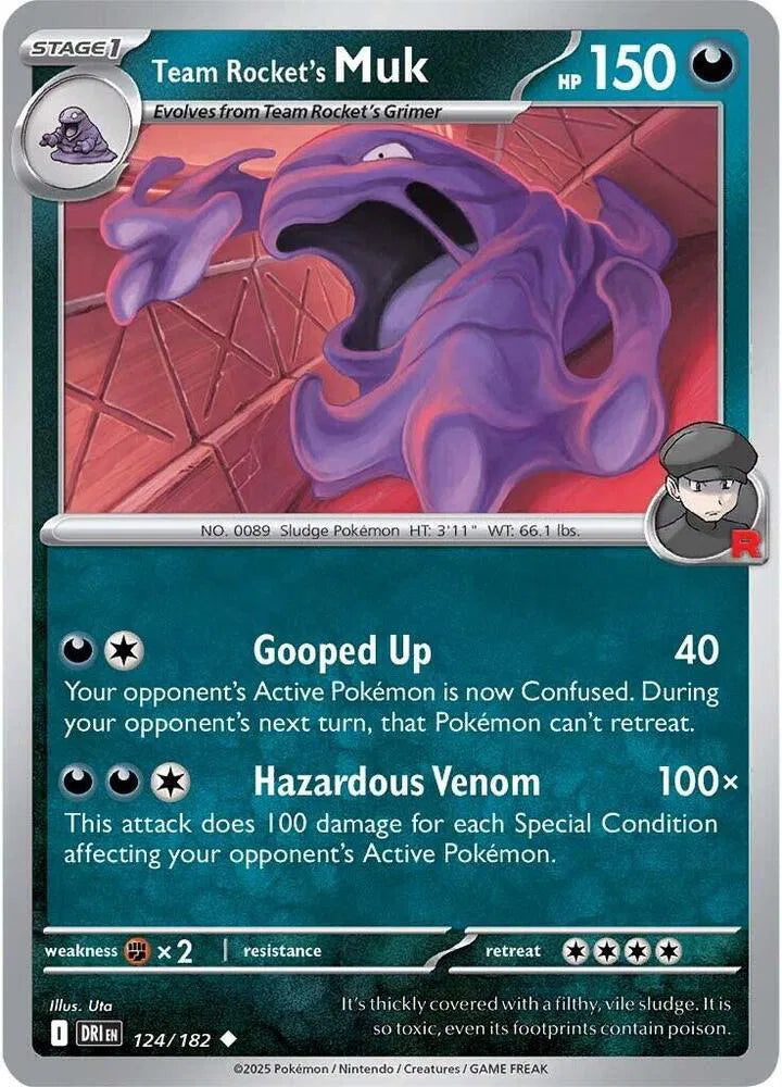 Team Rocket's Muk 124/182 · Normal (Destined Rivals)