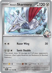Steven's Skarmory - 142/182 - Reverse Holofoil