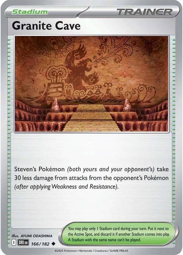 Granite Cave 166/182 · Reverse Holofoil (Destined Rivals)