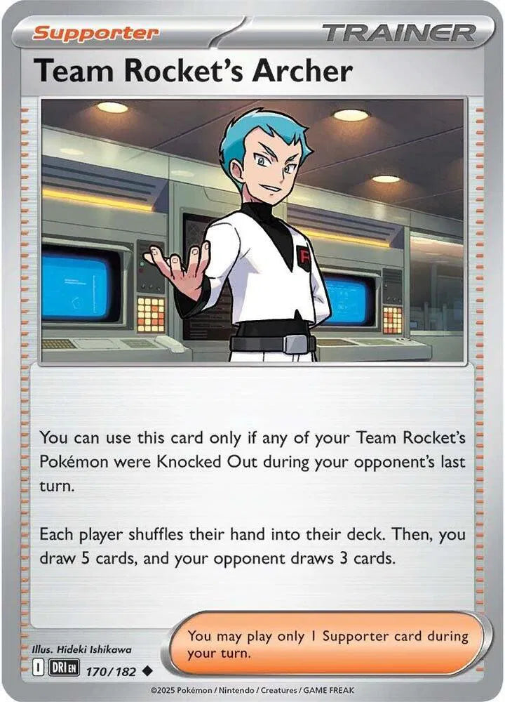 Team Rocket's Archer 170/182 · Normal (Destined Rivals)