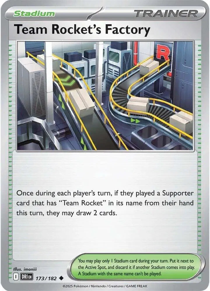 Team Rocket's Factory 173/182 · Reverse Holofoil (Destined Rivals)