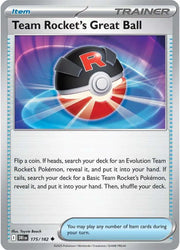 Team Rocket's Great Ball 175/182 · Normal (Destined Rivals)