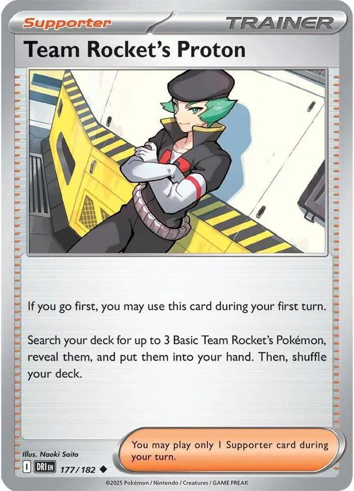 Team Rocket's Proton 177/182 · Reverse Holofoil (Destined Rivals)