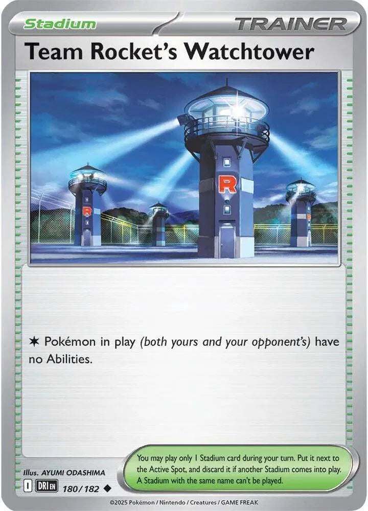 Team Rocket's Watchtower 180/182 · Normal (Destined Rivals)