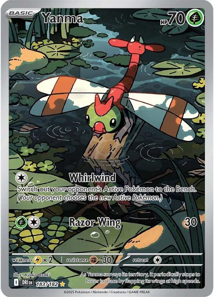 Yanma 183/182 · Holofoil (Destined Rivals)