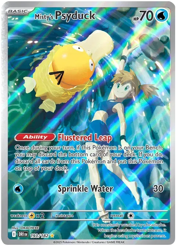 Misty's Psyduck 193/182 · Holofoil (Destined Rivals)