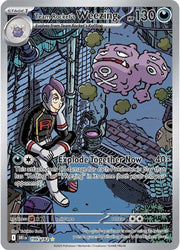 Team Rocket's Weezing Destined Rivals Illustration Rare • 199/182 Holofoil