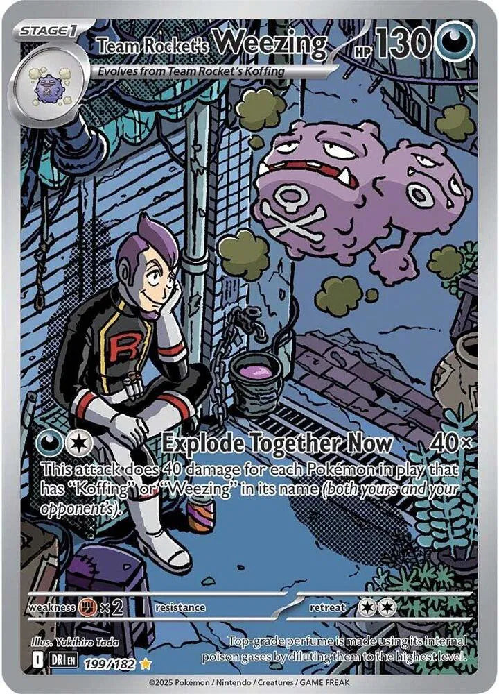 Team Rocket's Weezing - 199/182 Illustration Rare
