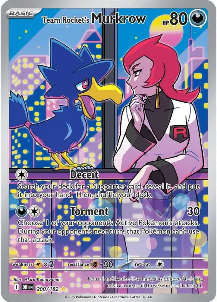 Team Rocket's Murkrow 200/182 · Holofoil (Destined Rivals)