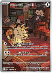 Team Rocket's Meowth 203/182 (Destined Rivals)
