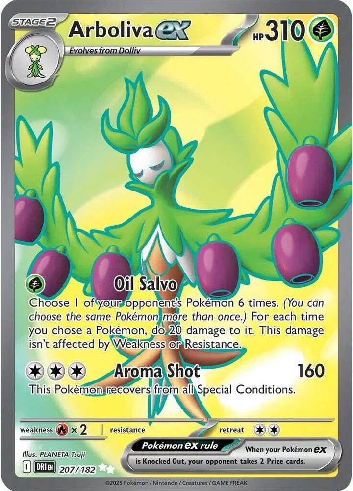 Arboliva ex Destined Rivals Ultra Rare 207/182